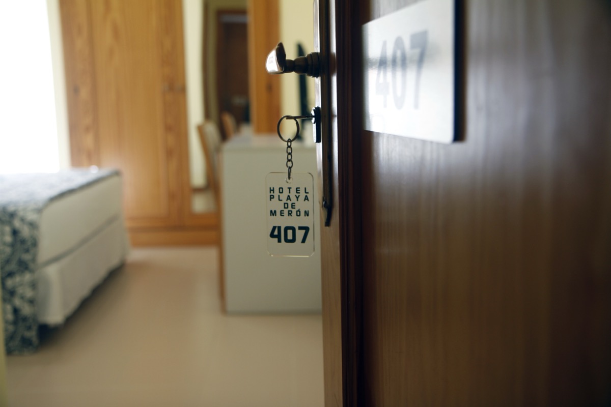 Habitación 407 vista, Hotel Playa de Merón