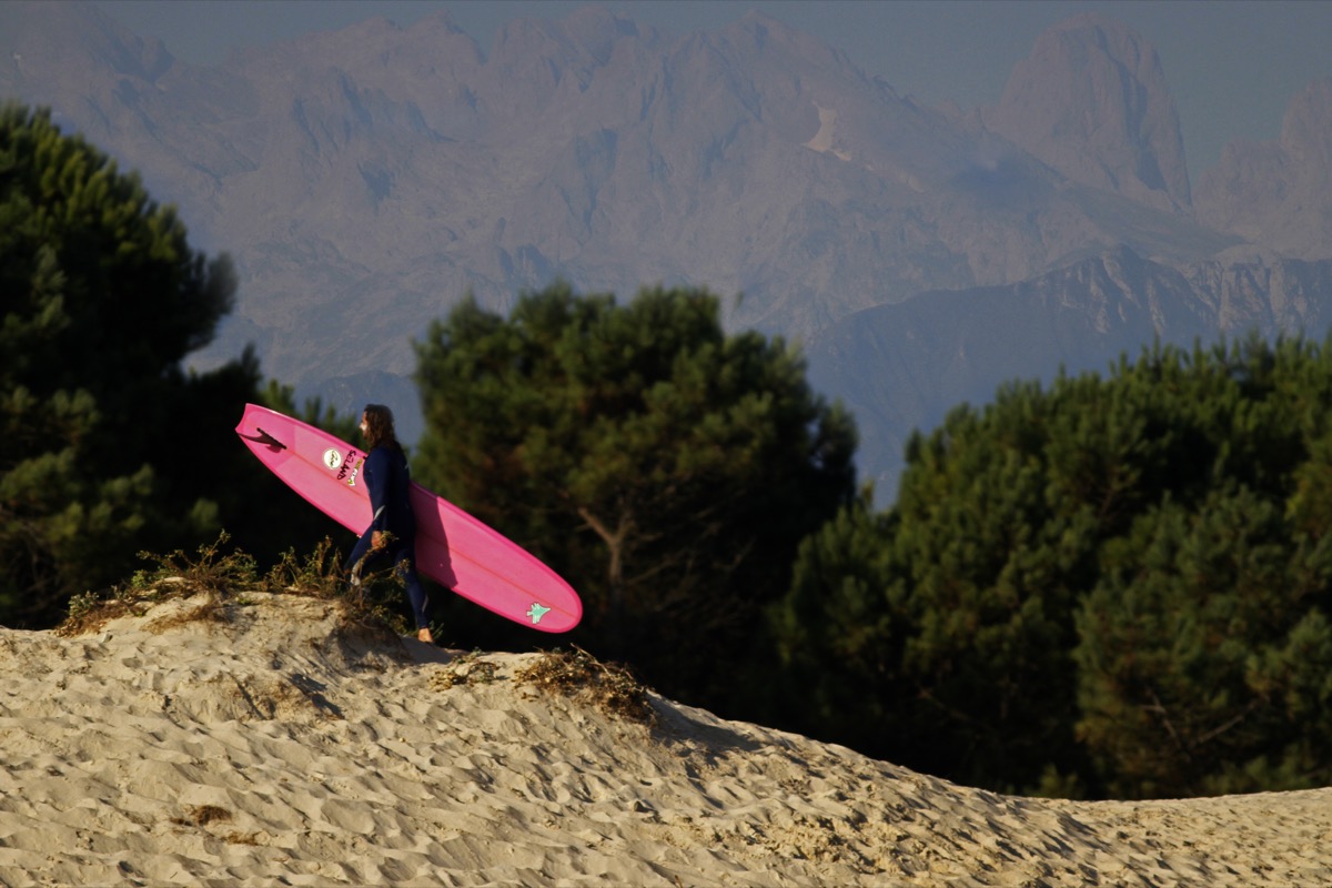 Hotel y playa, San Vicente de la Barquera